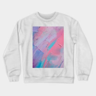 Oil painting in multicolored tones. Crewneck Sweatshirt